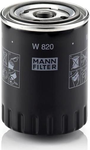 Mann-Filter W 820 - Eļļas filtrs autodraugiem.lv