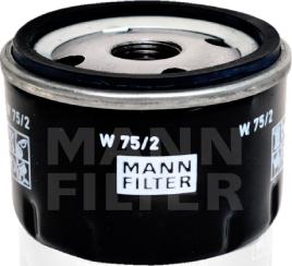 Mann-Filter W 75/2 - Eļļas filtrs autodraugiem.lv