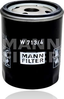 Mann-Filter W 713/4 - Eļļas filtrs autodraugiem.lv