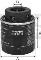 Mann-Filter W 712/90 - Eļļas filtrs autodraugiem.lv