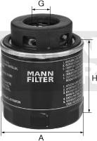 Mann-Filter W 712/91 - Eļļas filtrs autodraugiem.lv