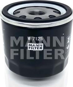 Mann-Filter W 7125 - Eļļas filtrs autodraugiem.lv