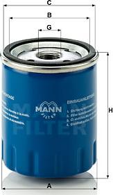 Mann-Filter W 712/15 - Eļļas filtrs autodraugiem.lv