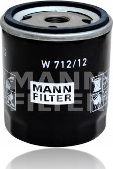 Mann-Filter W 712/12 - Eļļas filtrs autodraugiem.lv