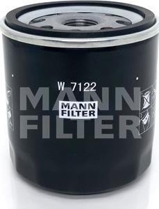 Mann-Filter W 712/2 - Eļļas filtrs autodraugiem.lv