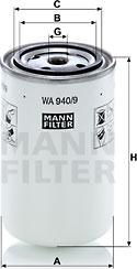 Mann-Filter WA 940/9 - Dzesēšanas šķidruma filtrs autodraugiem.lv