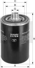 Mann-Filter WD940/4 - Hidrofiltrs, Automātiskā pārnesumkārba autodraugiem.lv