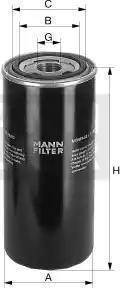 Mann-Filter W 12 205/1 - Eļļas filtrs autodraugiem.lv