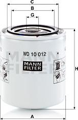 Mann-Filter WD 10 012 - Filtrs, Hidropacēlāja sistēma autodraugiem.lv