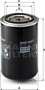 Mann-Filter WDK 940/7 - Degvielas filtrs autodraugiem.lv