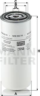 Mann-Filter WDK 962/16 - Degvielas filtrs autodraugiem.lv