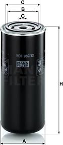 Mann-Filter WDK 962/12 - Degvielas filtrs autodraugiem.lv
