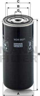 Mann-Filter WDK 962/1 - Degvielas filtrs autodraugiem.lv
