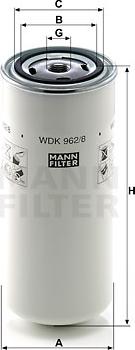 Mann-Filter WDK 962/8 - Degvielas filtrs autodraugiem.lv