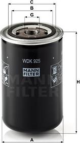 Mann-Filter WDK 925 - Degvielas filtrs autodraugiem.lv