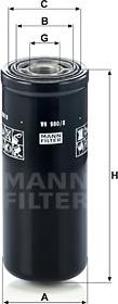 Mann-Filter WH 980/8 - Hidrofiltrs, Automātiskā pārnesumkārba autodraugiem.lv