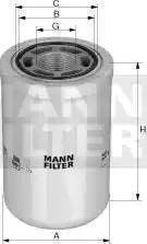 Mann-Filter WH 1262 - Hidrofiltrs, Automātiskā pārnesumkārba autodraugiem.lv