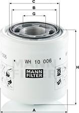 Mann-Filter WH 10 006 - Filtrs, Hidropacēlāja sistēma autodraugiem.lv