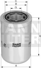 Mann-Filter WH 980/1 - Eļļas filtrs autodraugiem.lv