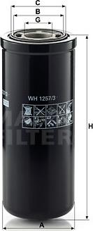Mann-Filter WH1257/3 - Hidrofiltrs, Automātiskā pārnesumkārba autodraugiem.lv