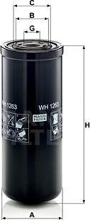 Mann-Filter WH 1263 - Hidrofiltrs, Automātiskā pārnesumkārba autodraugiem.lv