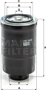 Mann-Filter WK 940/6 x - Degvielas filtrs autodraugiem.lv
