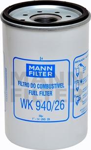 Mann-Filter WK 940/26 - Degvielas filtrs autodraugiem.lv