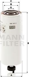 Mann-Filter WK 965/4 x - Degvielas filtrs autodraugiem.lv