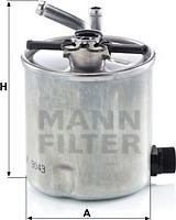 Mann-Filter WK 9043 - Degvielas filtrs autodraugiem.lv