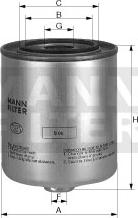 Mann-Filter WK 9042 - Degvielas filtrs autodraugiem.lv