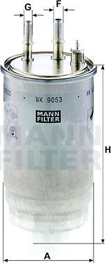 Mann-Filter WK 9053 z - Degvielas filtrs autodraugiem.lv