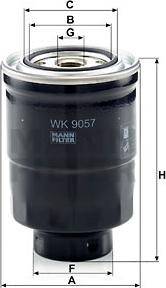 Mann-Filter WK 9057 z - Degvielas filtrs autodraugiem.lv