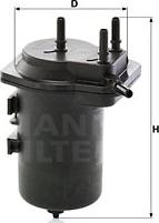 Mann-Filter WK 939/6 - Degvielas filtrs autodraugiem.lv