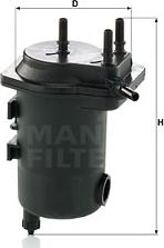 Mann-Filter WK 939/12 x - Degvielas filtrs autodraugiem.lv