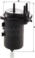 Mann-Filter WK 939/7 - Degvielas filtrs autodraugiem.lv