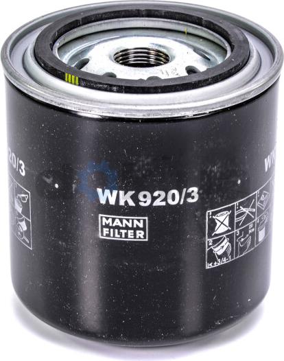 Mann-Filter WK 920/3 - Degvielas filtrs autodraugiem.lv