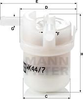 Mann-Filter WK 44/7 - Degvielas filtrs autodraugiem.lv