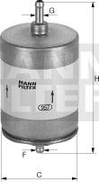 Mann-Filter WK 45/1 - Degvielas filtrs autodraugiem.lv