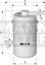 Mann-Filter WK 45 - Degvielas filtrs autodraugiem.lv