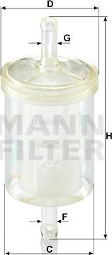 Mann-Filter WK 43/13 (10) - Degvielas filtrs autodraugiem.lv