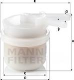 Mann-Filter WK 42/10 - Degvielas filtrs autodraugiem.lv