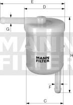 Mann-Filter WK 42/8 - Degvielas filtrs autodraugiem.lv