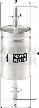 Mann-Filter WK 512 - Degvielas filtrs autodraugiem.lv