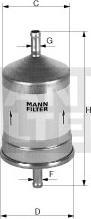 Mann-Filter WK 79/80 - Degvielas filtrs autodraugiem.lv