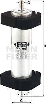 Mann-Filter WK 6021 - Degvielas filtrs autodraugiem.lv
