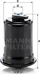 Mann-Filter WK 614/10 - Degvielas filtrs autodraugiem.lv