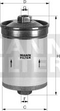 Mann-Filter WK 613/2 - Degvielas filtrs autodraugiem.lv