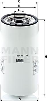Mann-Filter WK 10 022 - Degvielas filtrs autodraugiem.lv