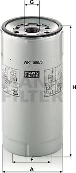 Mann-Filter WK 1080/6 x - Degvielas filtrs autodraugiem.lv