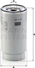 Mann-Filter WK 11 003 z - Degvielas filtrs autodraugiem.lv